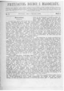 Przyjaciel Dzieci i Młodzieży: pismo obrazkowe. 1869.01.09 R.1 nr2
