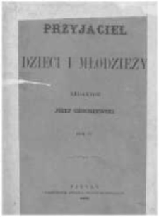 Przyjaciel Dzieci i Młodzieży: pismo obrazkowe. 1872 R.4 nr1