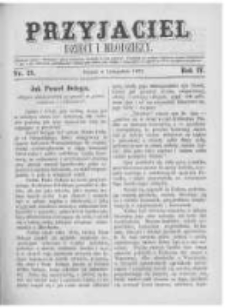Przyjaciel Dzieci i Młodzieży: pismo obrazkowe. 1872 R.4 nr21