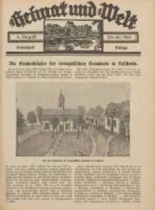 Heimat und Welt: Heimatpost: Beilage 1932.08.06 Nr30