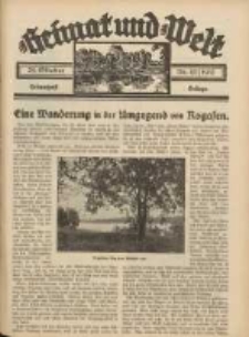 Heimat und Welt: Heimatpost: Beilage 1932.10.29 Nr42