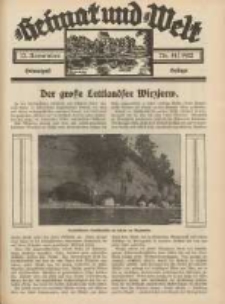 Heimat und Welt: Heimatpost: Beilage 1932.11.12 Nr44
