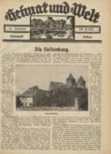 Heimat und Welt: Heimatpost: Beilage 1933.01.14 Nr2