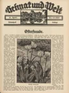 Heimat und Welt: Heimatpost: Beilage 1933.04.15 Nr15