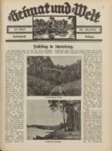 Heimat und Welt: Heimatpost: Beilage 1933.05.13 Nr19