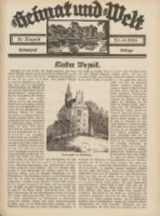 Heimat und Welt: Heimatpost: Beilage 1933.08.26 Nr34
