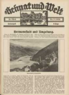 Heimat und Welt: Heimatpost: Beilage 1934.05.26 Nr21