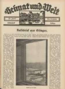 Heimat und Welt: Heimatpost: Beilage 1934.06.23 Nr25