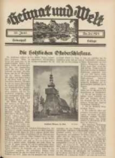Heimat und Welt: Heimatpost: Beilage 1934.06.30 Nr26