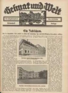 Heimat und Welt: Heimatpost: Beilage 1934.09.15 Nr37