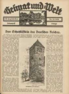 Heimat und Welt: Heimatpost: Beilage 1934.09.22 Nr38
