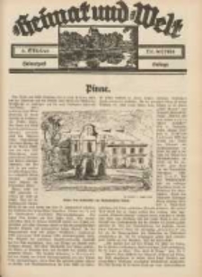 Heimat und Welt: Heimatpost: Beilage 1934.10.06 Nr40