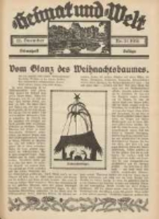 Heimat und Welt: Heimatpost: Beilage 1934.12.22 Nr51