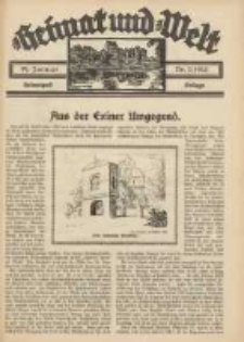 Heimat und Welt: Heimatpost: Beilage 1935.01.19 Nr3