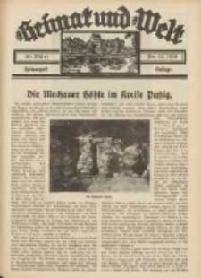 Heimat und Welt: Heimatpost: Beilage 1935.03.30 Nr13