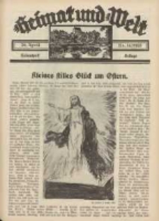 Heimat und Welt: Heimatpost: Beilage 1935.04.20 Nr16