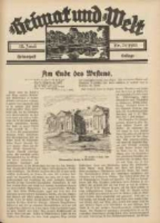 Heimat und Welt: Heimatpost: Beilage 1935.06.15 Nr24