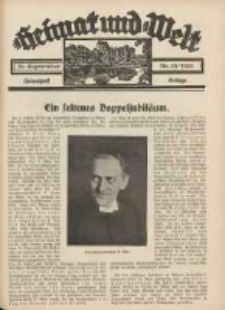 Heimat und Welt: Heimatpost: Beilage 1935.09.28 Nr39