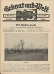 Heimat und Welt: Heimatpost: Beilage 1935.11.09 Nr45