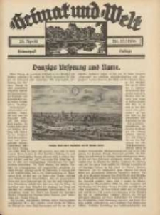 Heimat und Welt: Heimatpost: Beilage 1936.04.25 Nr17