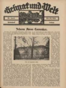 Heimat und Welt: Heimatpost: Beilage 1936.06.20 Nr25
