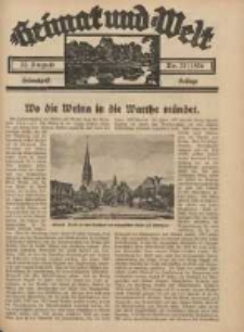Heimat und Welt: Heimatpost: Beilage 1936.08.22 Nr34