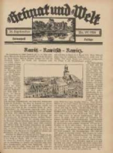 Heimat und Welt: Heimatpost: Beilage 1936.09.26 Nr39