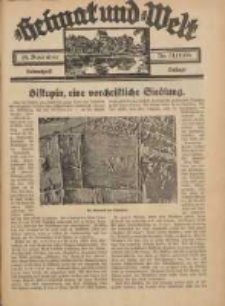 Heimat und Welt: Heimatpost: Beilage 1936.12.19 Nr51
