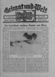 Heimat und Welt: Heimatpost: Beilage 1937.02.13 Nr7