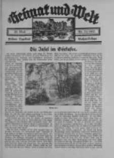 Heimat und Welt: Heimatpost: Beilage 1937.05.22 Nr21