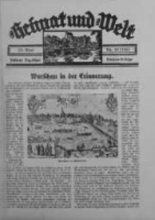 Heimat und Welt: Heimatpost: Beilage 1937.05.29 Nr22