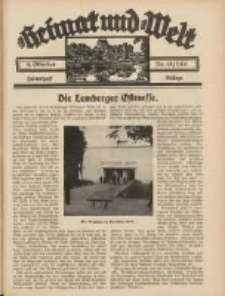 Heimat und Welt: Heimatpost: Beilage 1937.10.09 Nr41