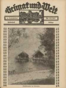 Heimat und Welt: Heimatpost: Beilage 1937.11.06 Nr45