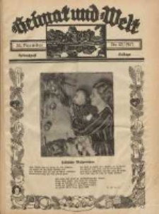 Heimat und Welt: Heimatpost: Beilage 1937.12.25 Nr52