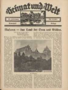 Heimat und Welt: Heimatpost: Beilage 1938.02.19 Nr8
