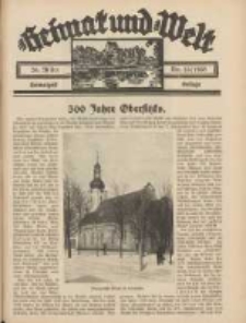 Heimat und Welt: Heimatpost: Beilage 1938.03.26 Nr13