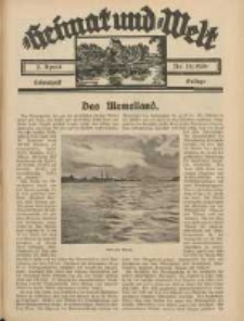 Heimat und Welt: Heimatpost: Beilage 1938.04.02 Nr14