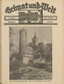 Heimat und Welt: Heimatpost: Beilage 1938.04.09 Nr15
