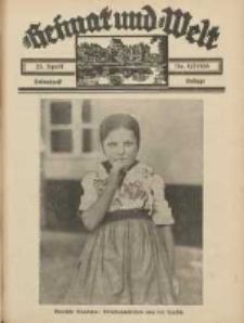 Heimat und Welt: Heimatpost: Beilage 1938.04.23 Nr17