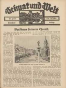 Heimat und Welt: Heimatpost: Beilage 1938.07.30 Nr31