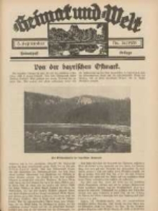 Heimat und Welt: Heimatpost: Beilage 1938.09.03 Nr36
