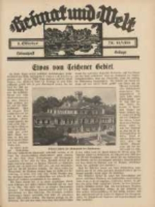 Heimat und Welt: Heimatpost: Beilage 1938.10.08 Nr41