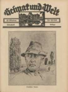 Heimat und Welt: Heimatpost: Beilage 1938.10.15 Nr42