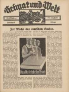 Heimat und Welt: Heimatpost: Beilage 1938.10.29 Nr44