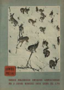 Łowiec Polski 1956 Nr3