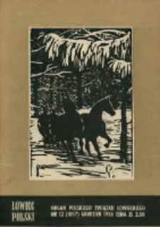 Łowiec Polski 1956 Nr12