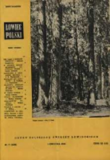 Łowiec Polski 1958 Nr7