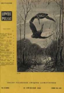 Łowiec Polski 1958 Nr8