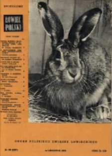 Łowiec Polski 1958 Nr22