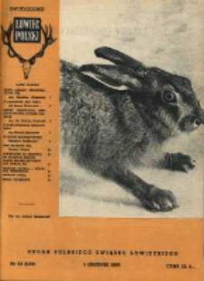 Łowiec Polski 1959 Nr23